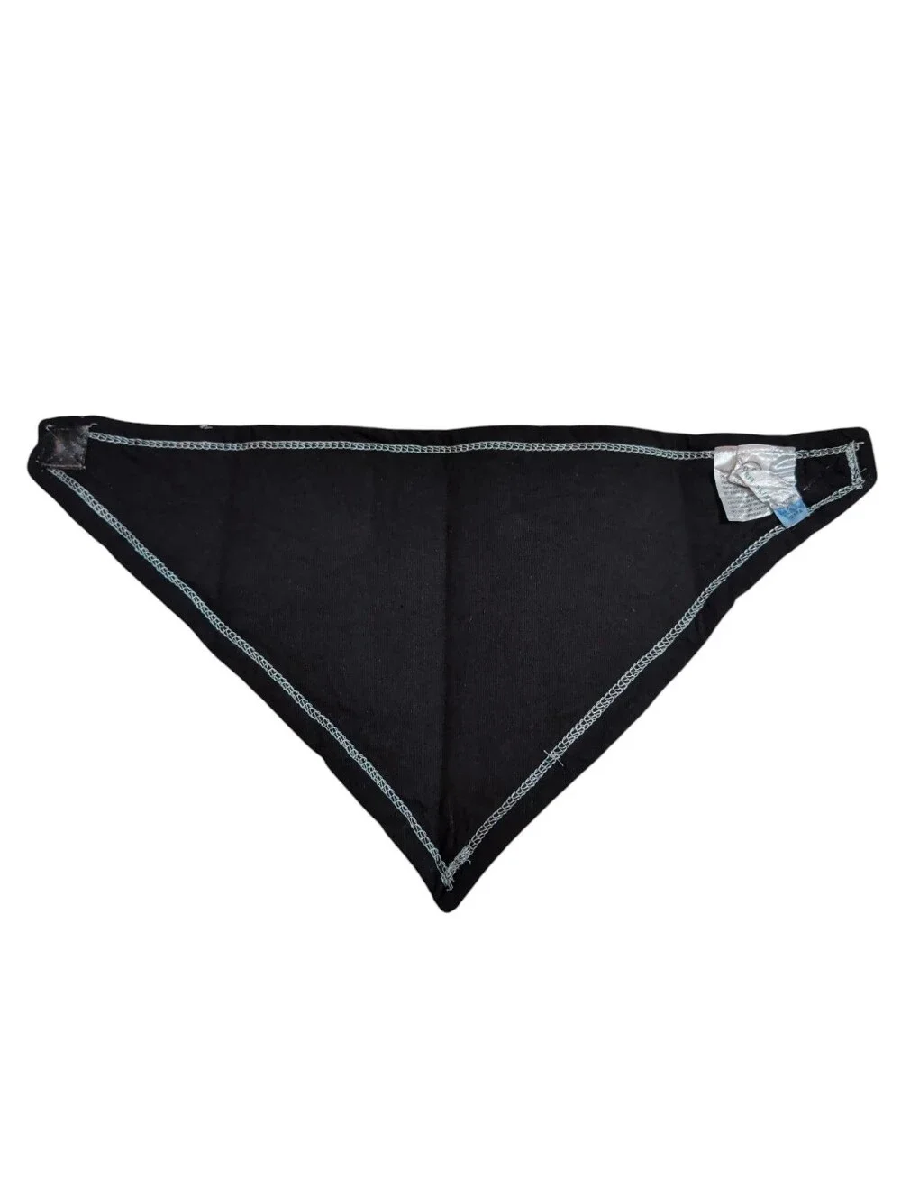 NWOT Tie-Dye Triangle Pet Bandana / Baby Bandaid Bib in Black And White